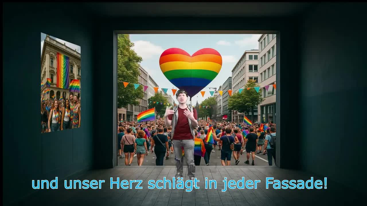 Regenbogenherz 🏳️‍🌈 | (CSD 2025 Hymne – Offizielles Musikvideo)